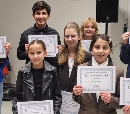 Félicitations à Chloé, Margaux et Mustafa, nos talentueux jeunes écrivains !